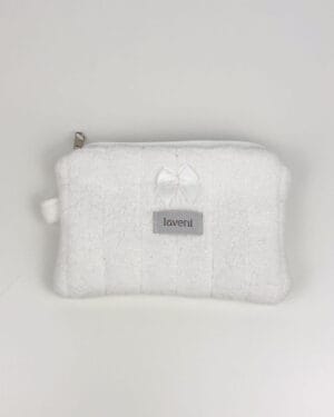 mini-portfelik-ecru biała portmonetka