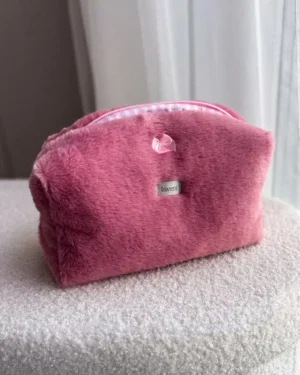 różowa kosmetyczka handmade