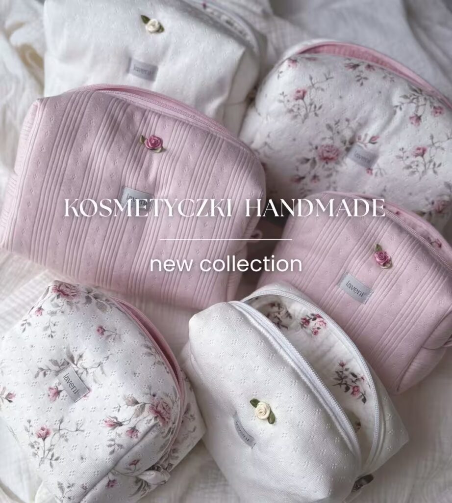 kosmetyczki podróżne handmade